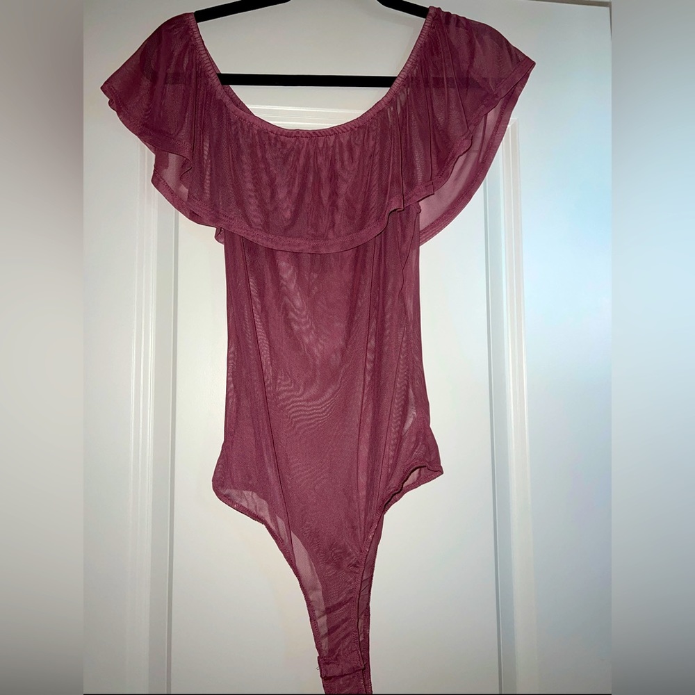 Pink bodysuit